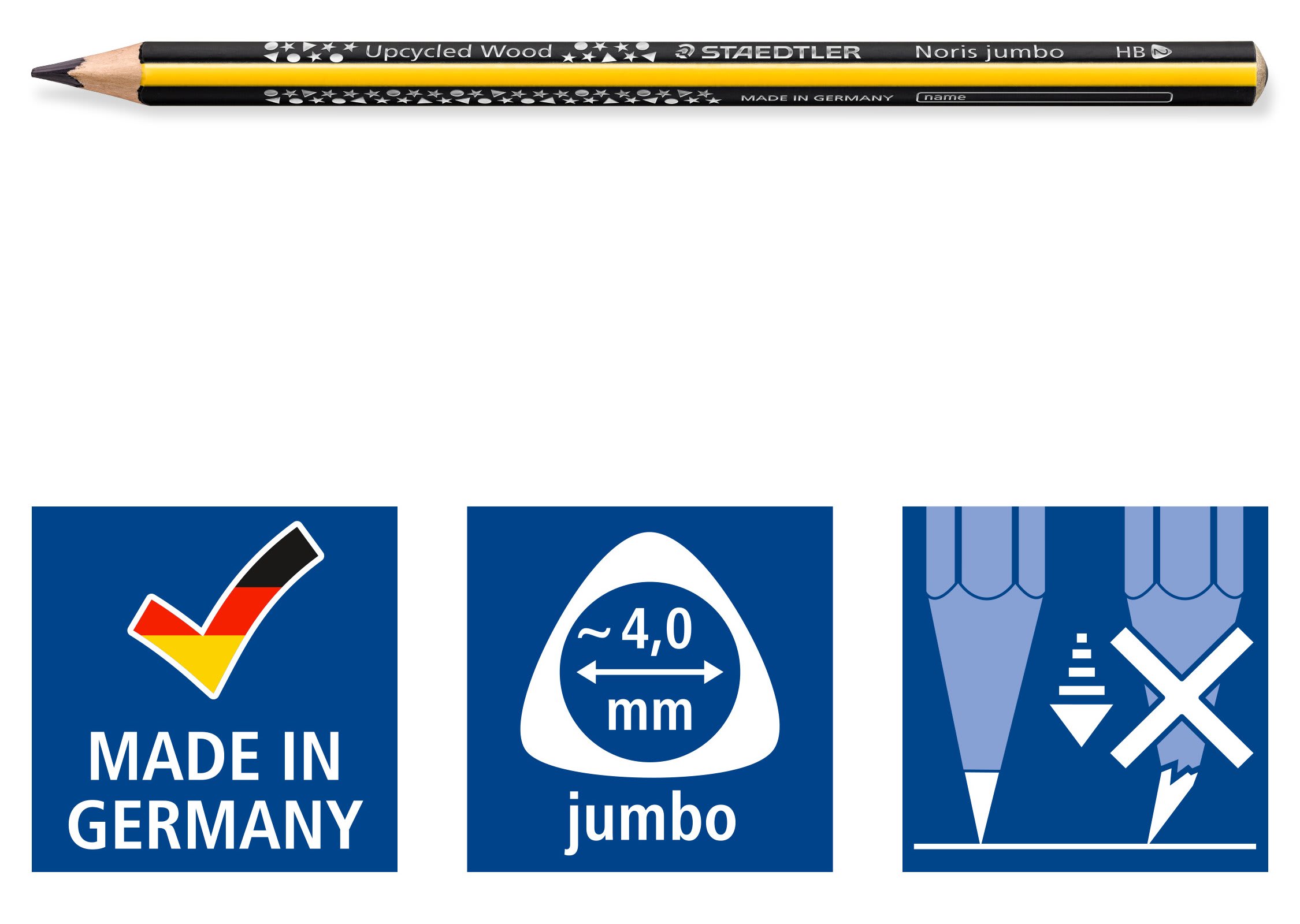 Blyant Staedtler Noris jumbo 72 stk/esk