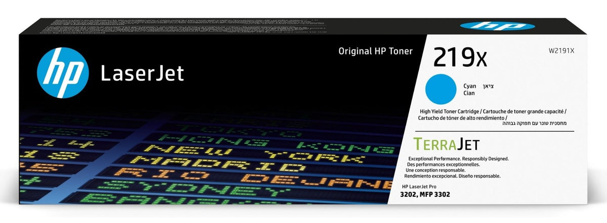 Toner HP 219X High Yield Cyan