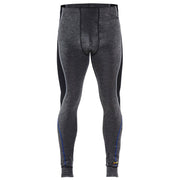 Bukse Ull Under Warm Sort/Grå strl.5XL