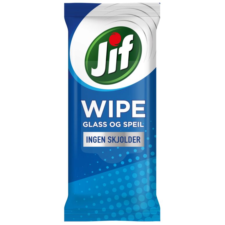 Engangsklut Jif Wipe Glass og Speil (30)