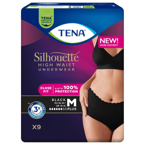 Bleie TENA Silhouette Plus HW Sort M