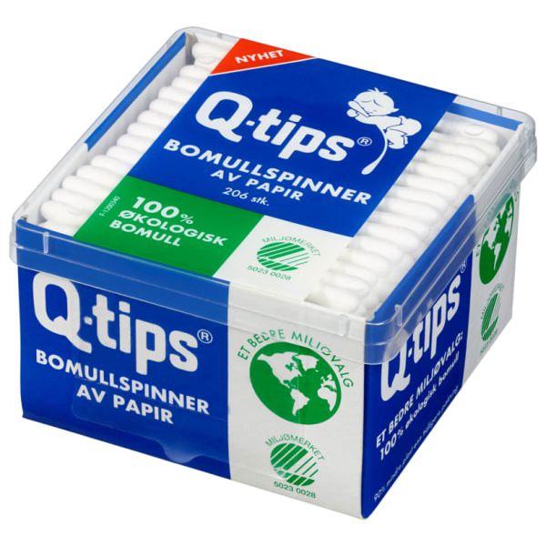 Q-tips bomullspinner 206 stk