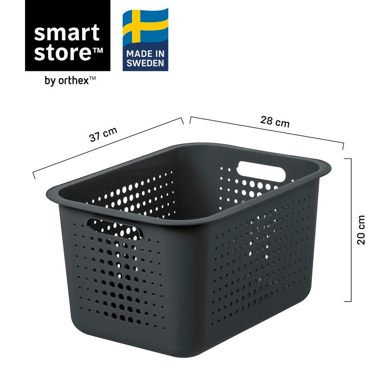 Oppbevaringkurv SmartStore 13L antracit