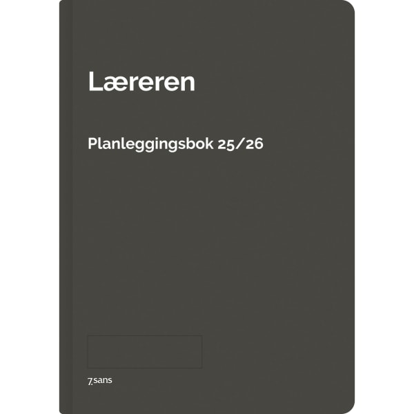 Planleggingsbok Læreren A5 2025/2026