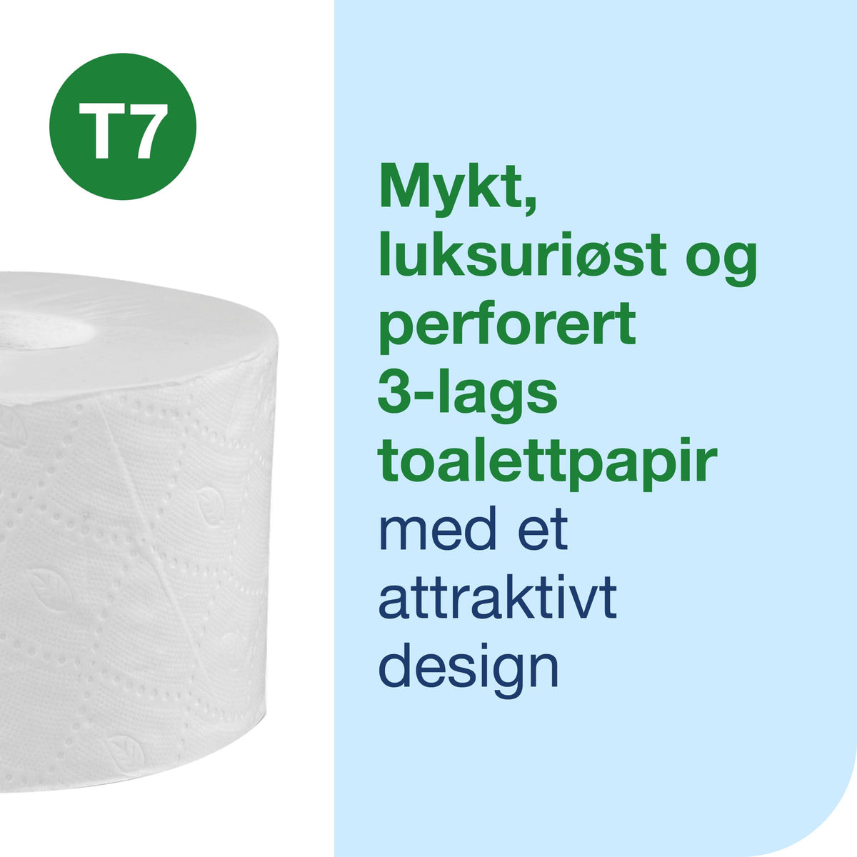 Tork T7 Optiserve 3-lags Advanced supersoft papir