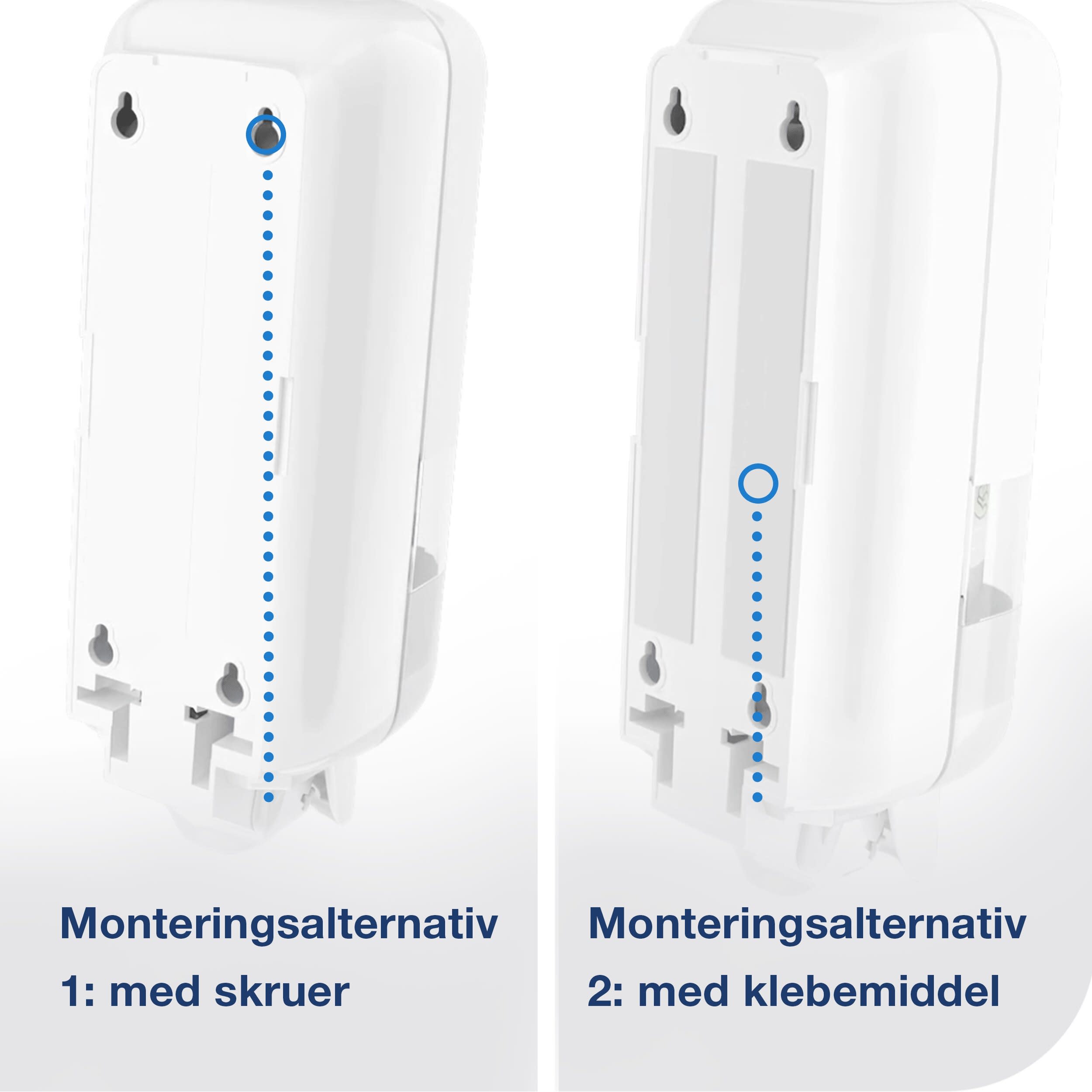Dispenser Tork S4 hvit