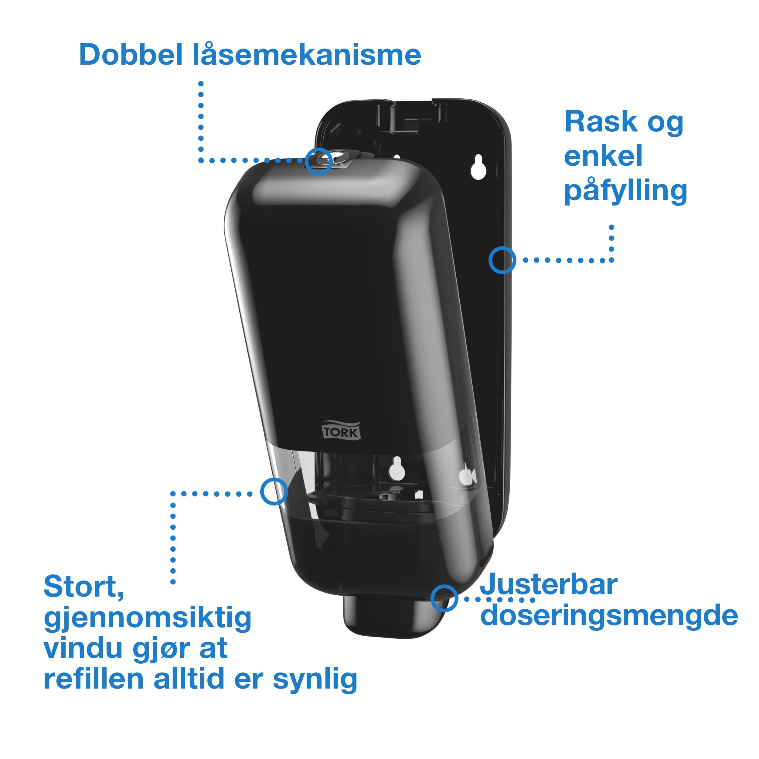 Dispenser Tork S4 sort