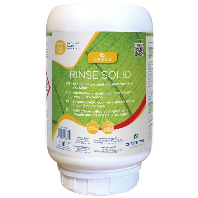 Tørremiddel Green`R Rinse Solid 3,6kg