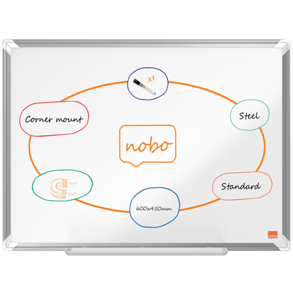 Whiteboard Premium Plus Lakk 60x45cm