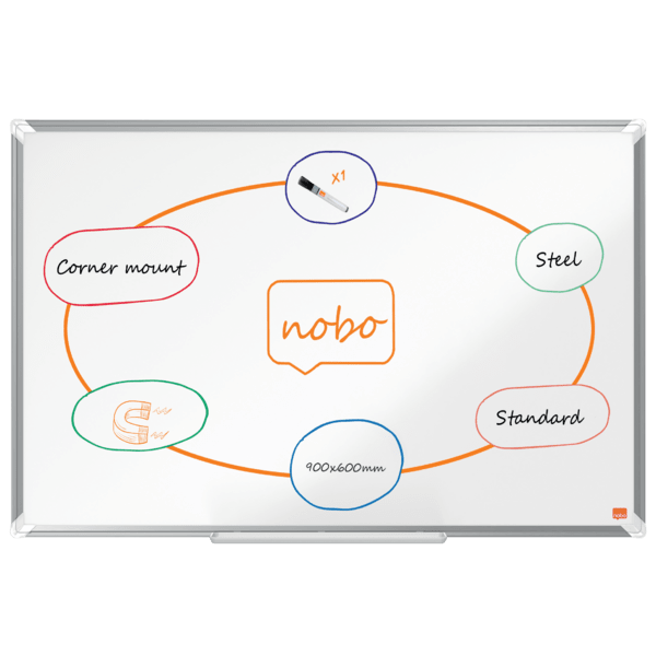 Whiteboard Premium Plus Lakk 90x60cm