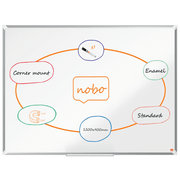 Whiteboard Premium Plus Emaljert120x90cm