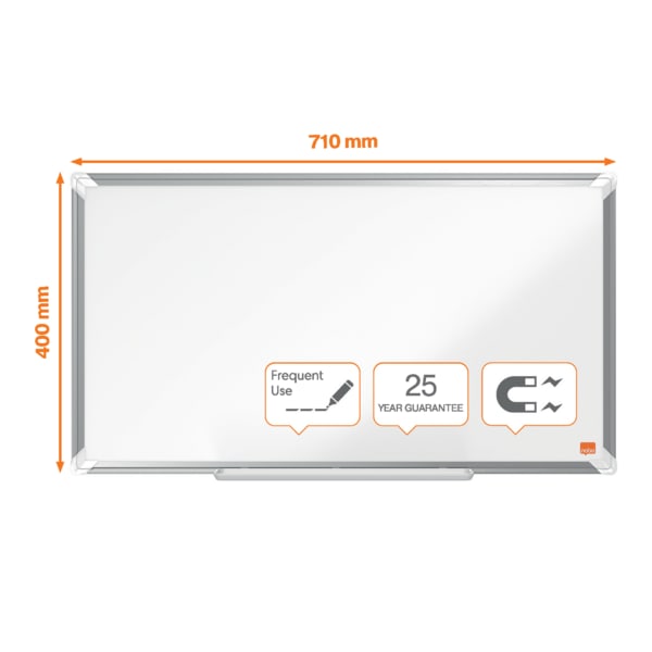 Whiteboard Premium Plus Wide Emalj. 32"