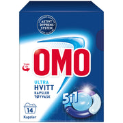 Tøyvask OMO Ultra Hvitt 5i1 (14)