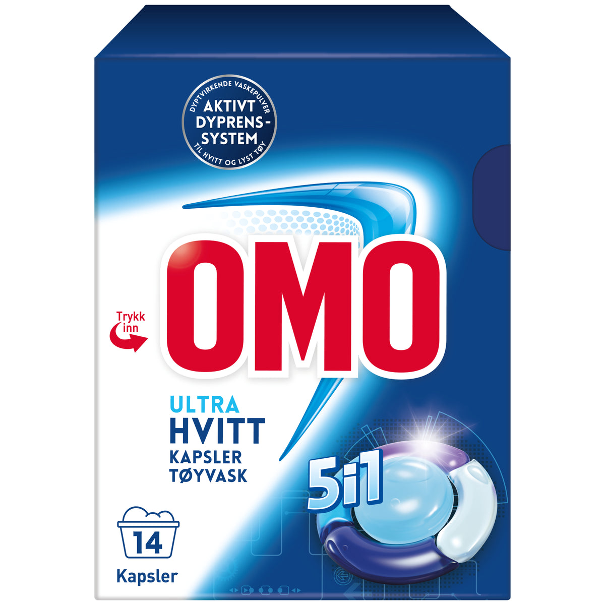 Tøyvask OMO Ultra Hvitt 5i1 (14)