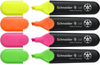 Textmarker Schneider Job 4-farger