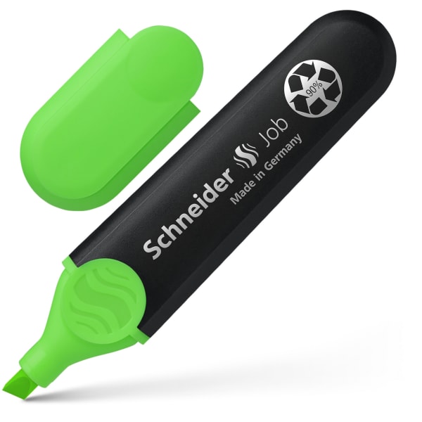 Textmarker Schneider Job grønn