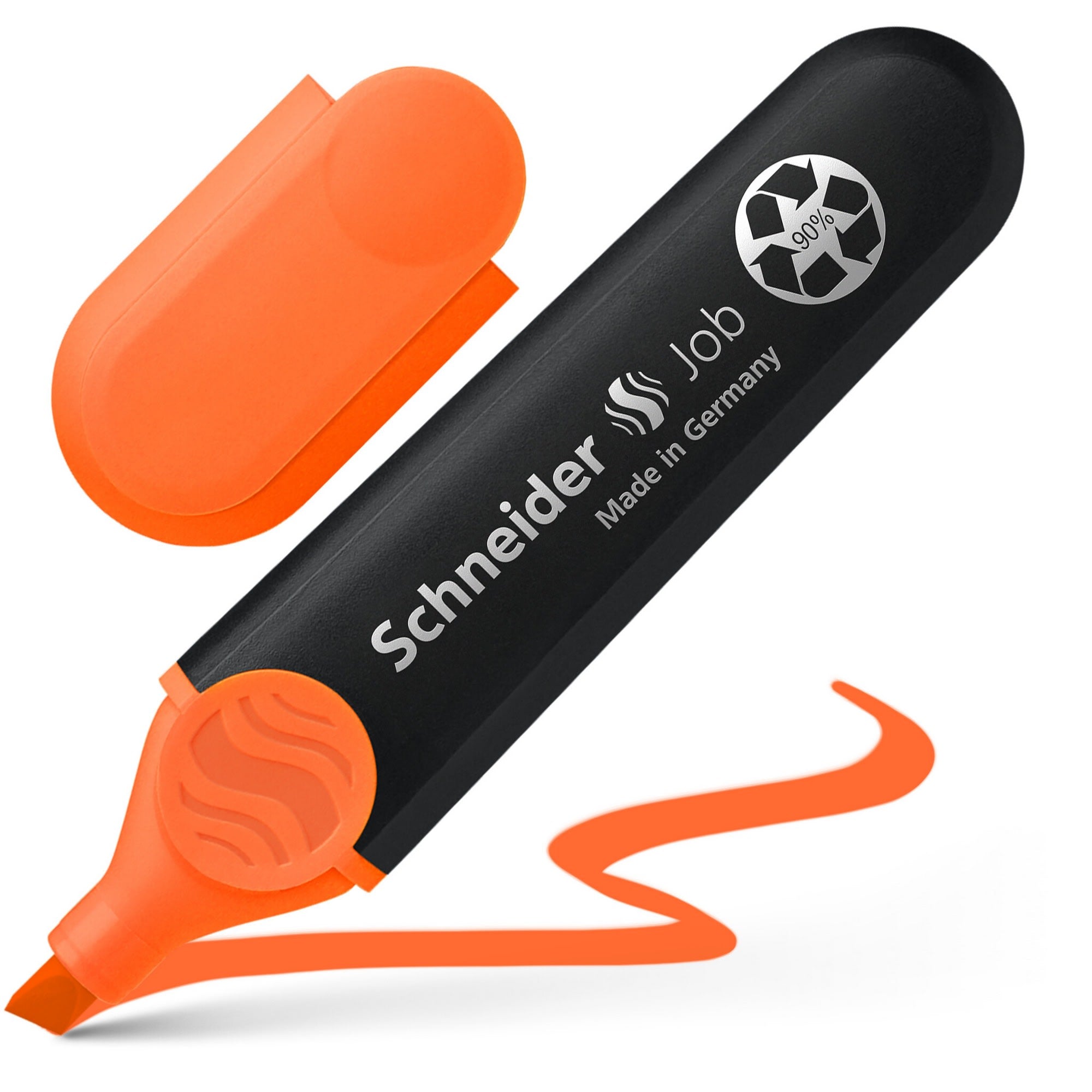 Textmarker Schneider Job oransje