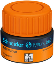 Textmarker refill Schneider 30ml oransje