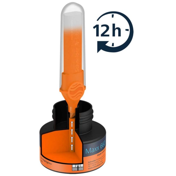 Textmarker refill Schneider 30ml oransje