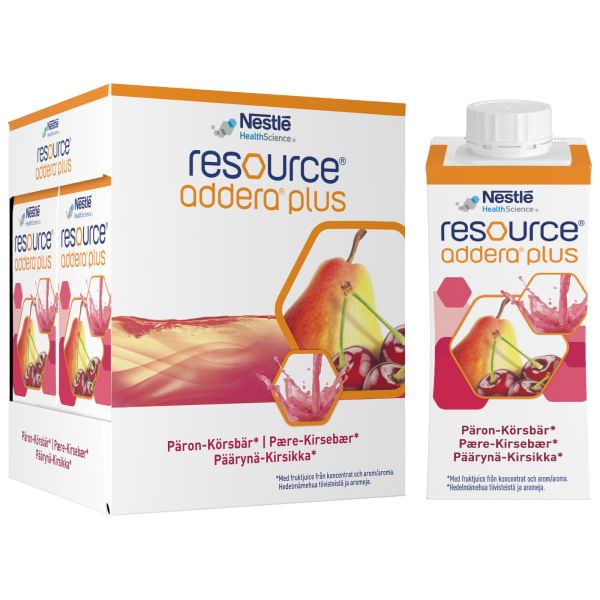 Næring Resource Addera+ Pære/Kirseb