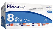 Insulinsprøyte med Nål 0.3ml x 8mm 30E