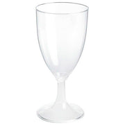 Glass plast 21cl vin m/fast stett