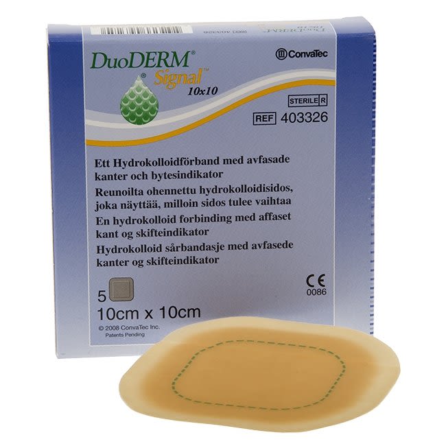 Bandasje DuoDERM Signal 10x10