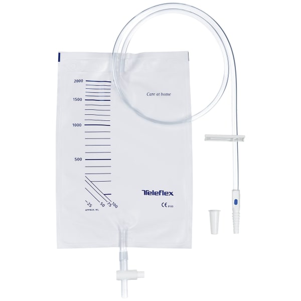 Urinpose Rusch steril 120cm slange 2L