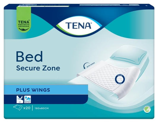 Underlegg TENA bed Plus m/vinger 180x80