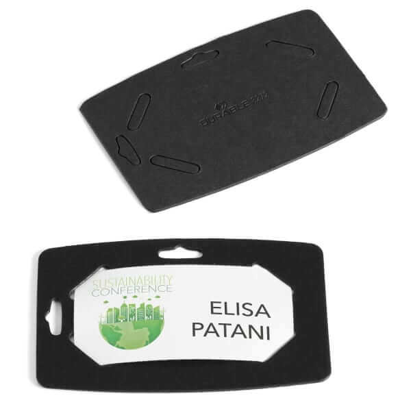 Navneskilt 40x75mm resirkulert kartong