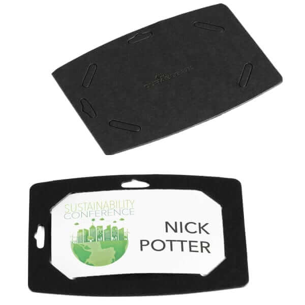 Navneskilt 54x90mm resirkulert kartong