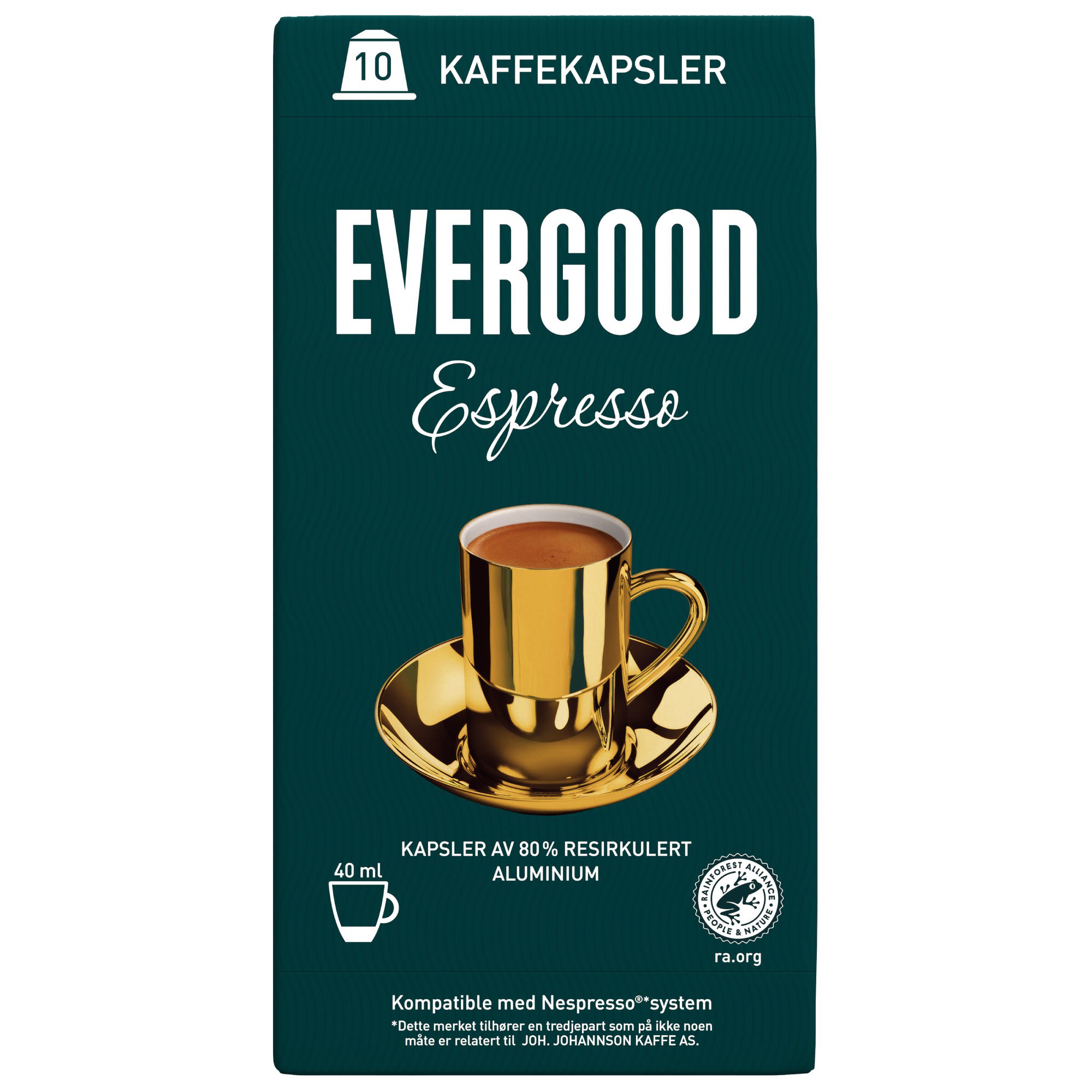 Evergood Espresso Kaffekapsel 10stk