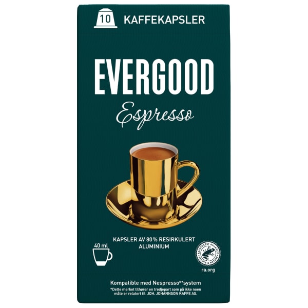 Evergood Espresso Kaffekapsel 10stk