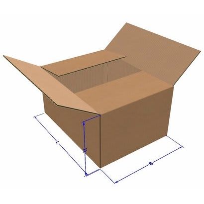 Pappkasse Std 16 76x38,5x57cm