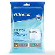 Truse Attends Stretchpant C hvit m/ben L