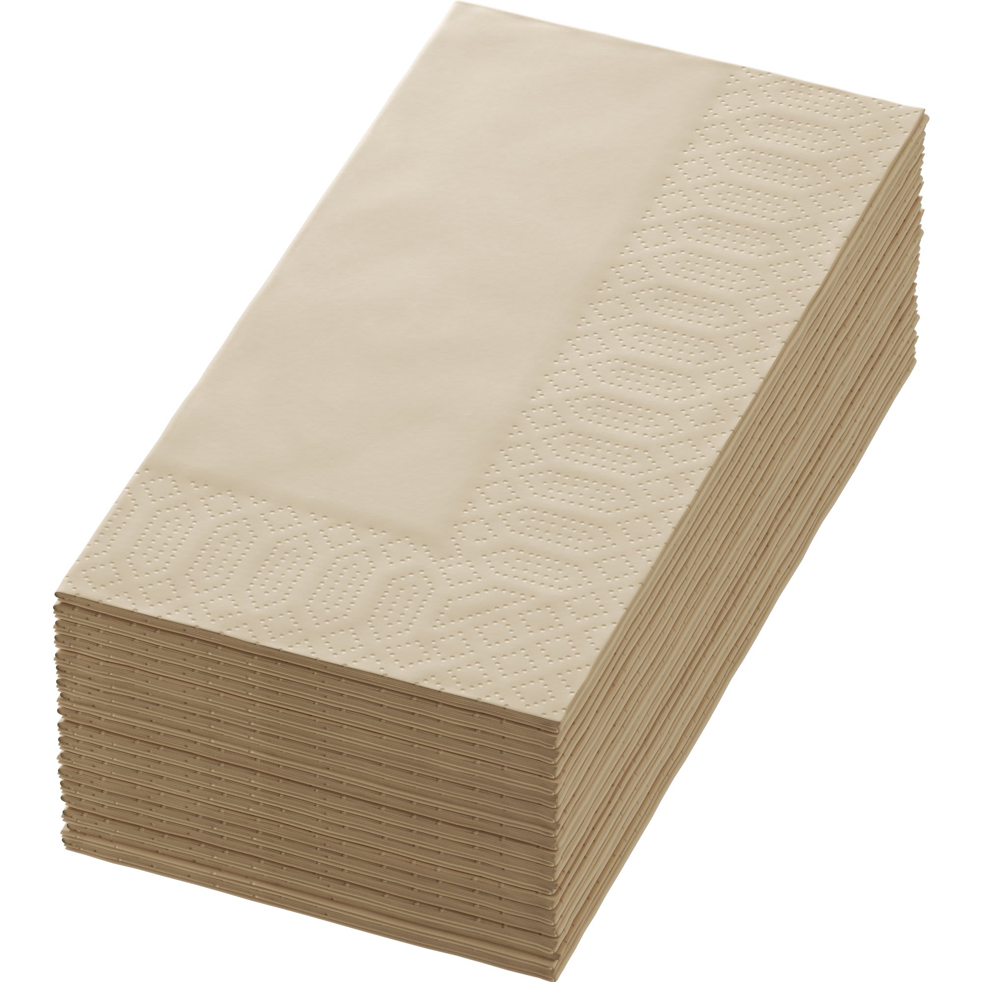 Serv. 3.lag 40cm 1/8 Natur brun