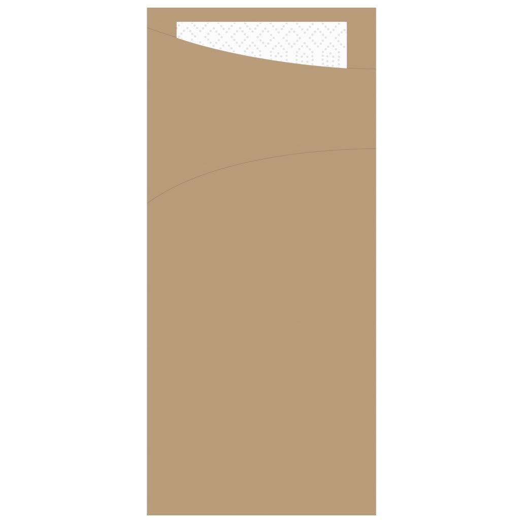 Sacchetto m/Serv 2l 33cm Natur brun
