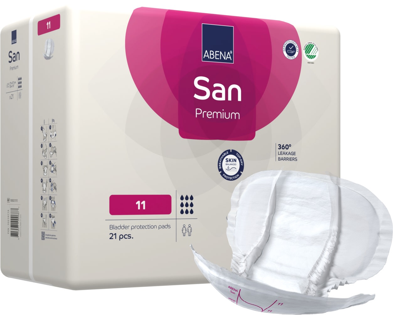 Bleie Abena San Premium 11 rosa