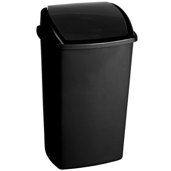 Avfallsbøtte svart 50L