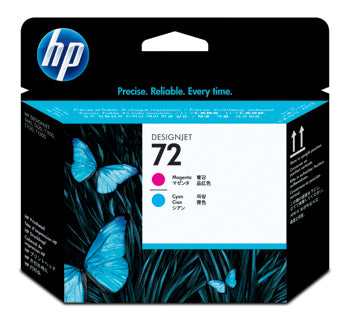 Skrivehode HP No72 cyan/magenta