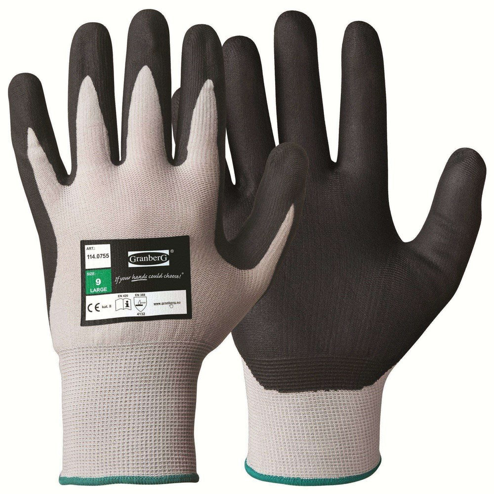 Hanske nylon nitrilskumbelegg 8