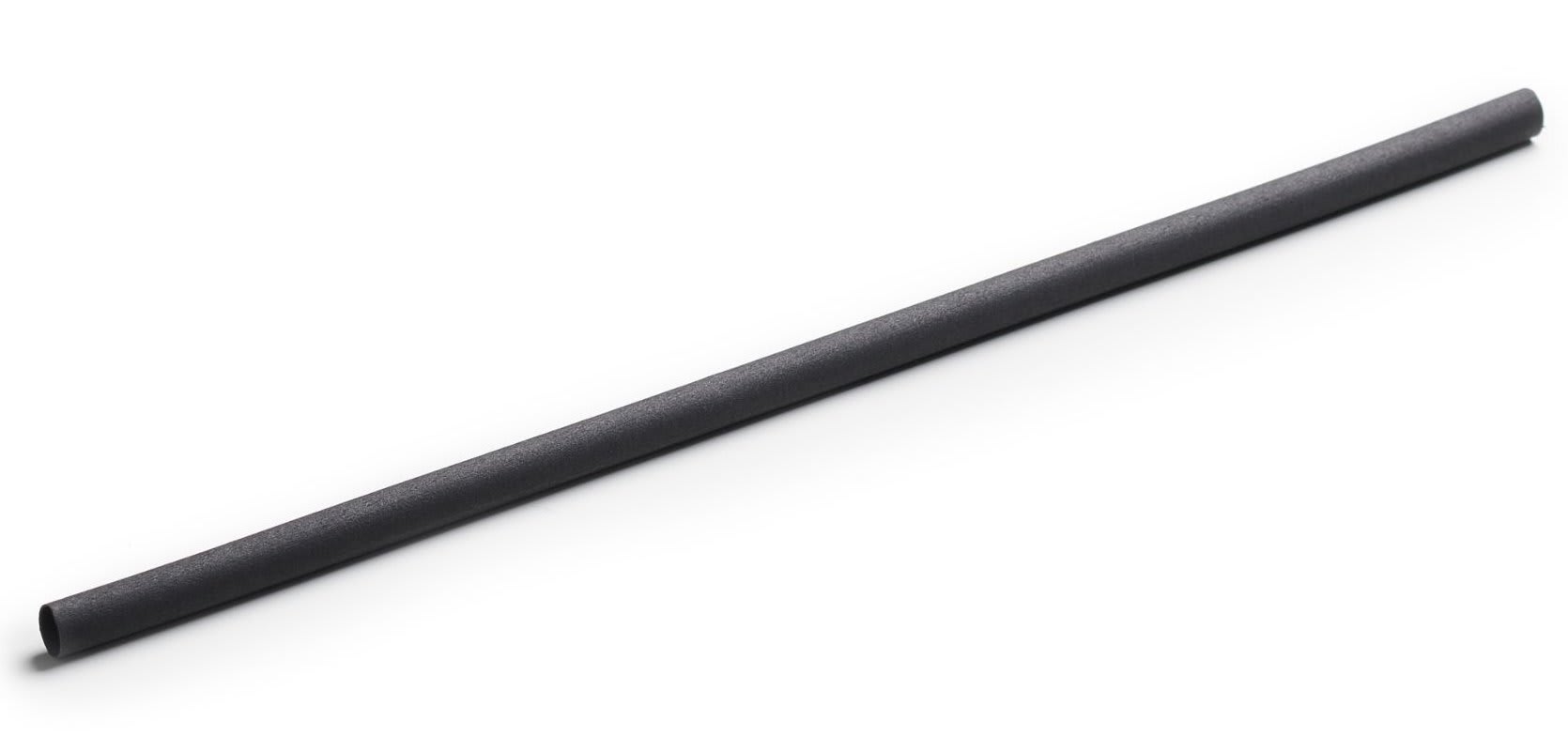 Sugerør Bambus 23 cm sort 6Ø
