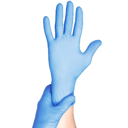 Hanske Nitril WorkSafe Aks.fri Blå L