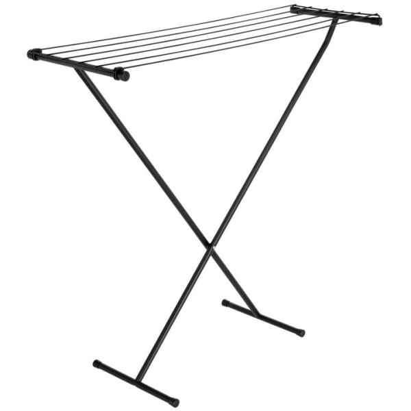 Tørkestativ for bruk ute og inne, svart