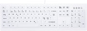Tastatur AK Hygiene Hvit kablet