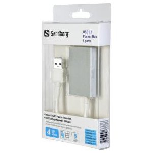 USB HUB 3.0 Pocket Hub 4 Ports