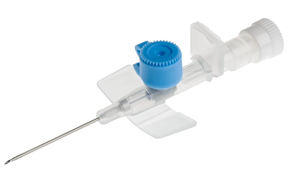 Venflon Pro 22G x 25mm BD Instaflash Blå