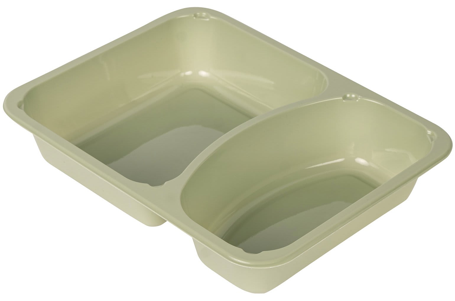 Enposjonsform 2-rom 424/656ml grønn