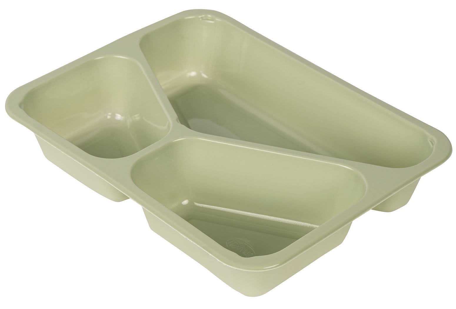 Enporsjonsform 3-rom 525/275/205ml grøn