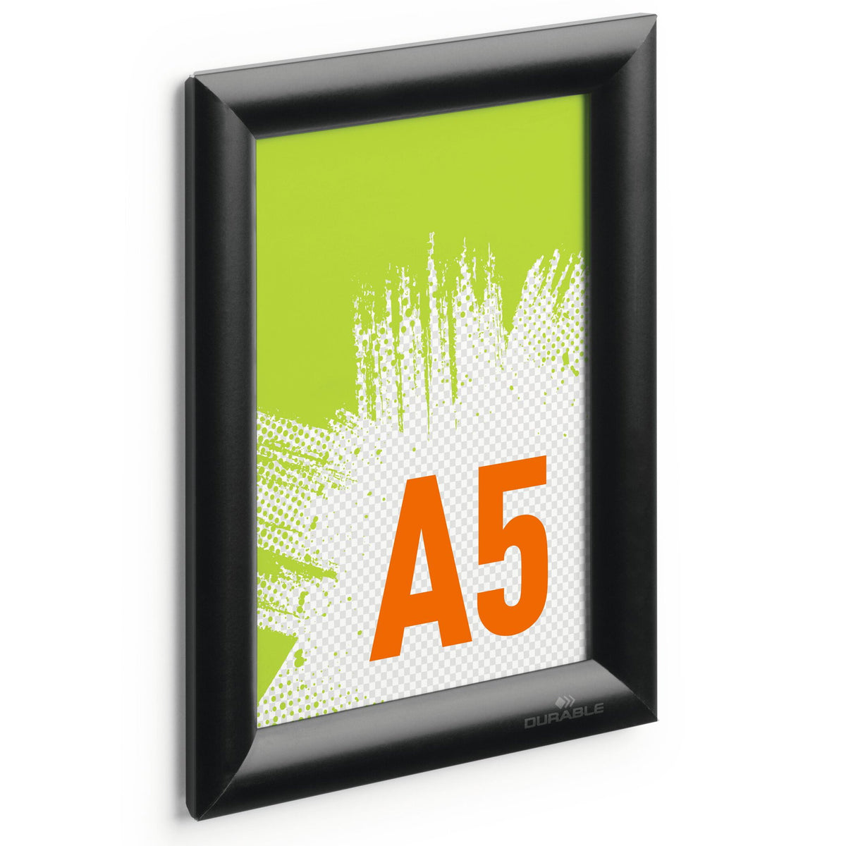 Klikkramme Durable A5 aluminimum svart